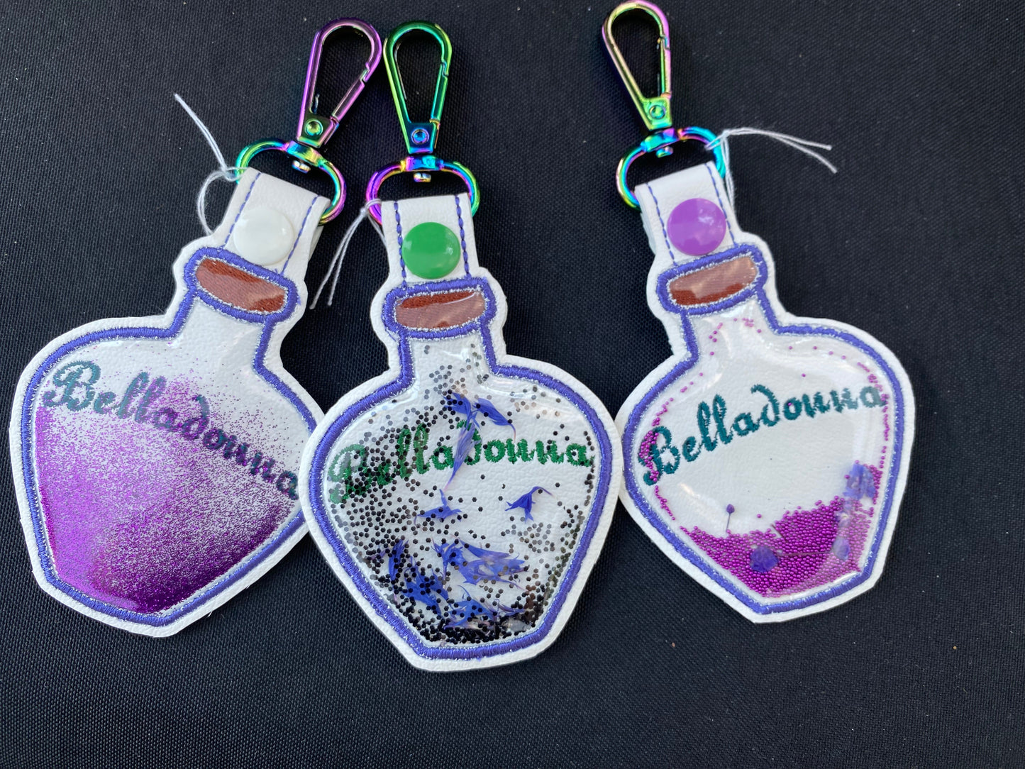 Potion Bottles-Belladonna Key Fob