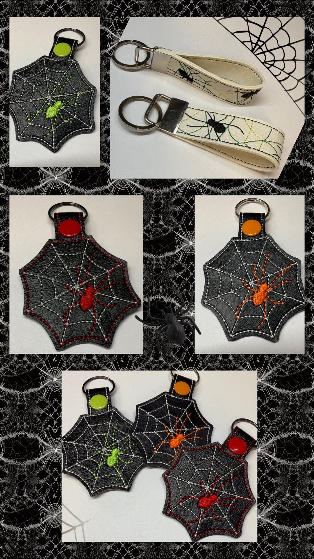 Spider Web Key Fob