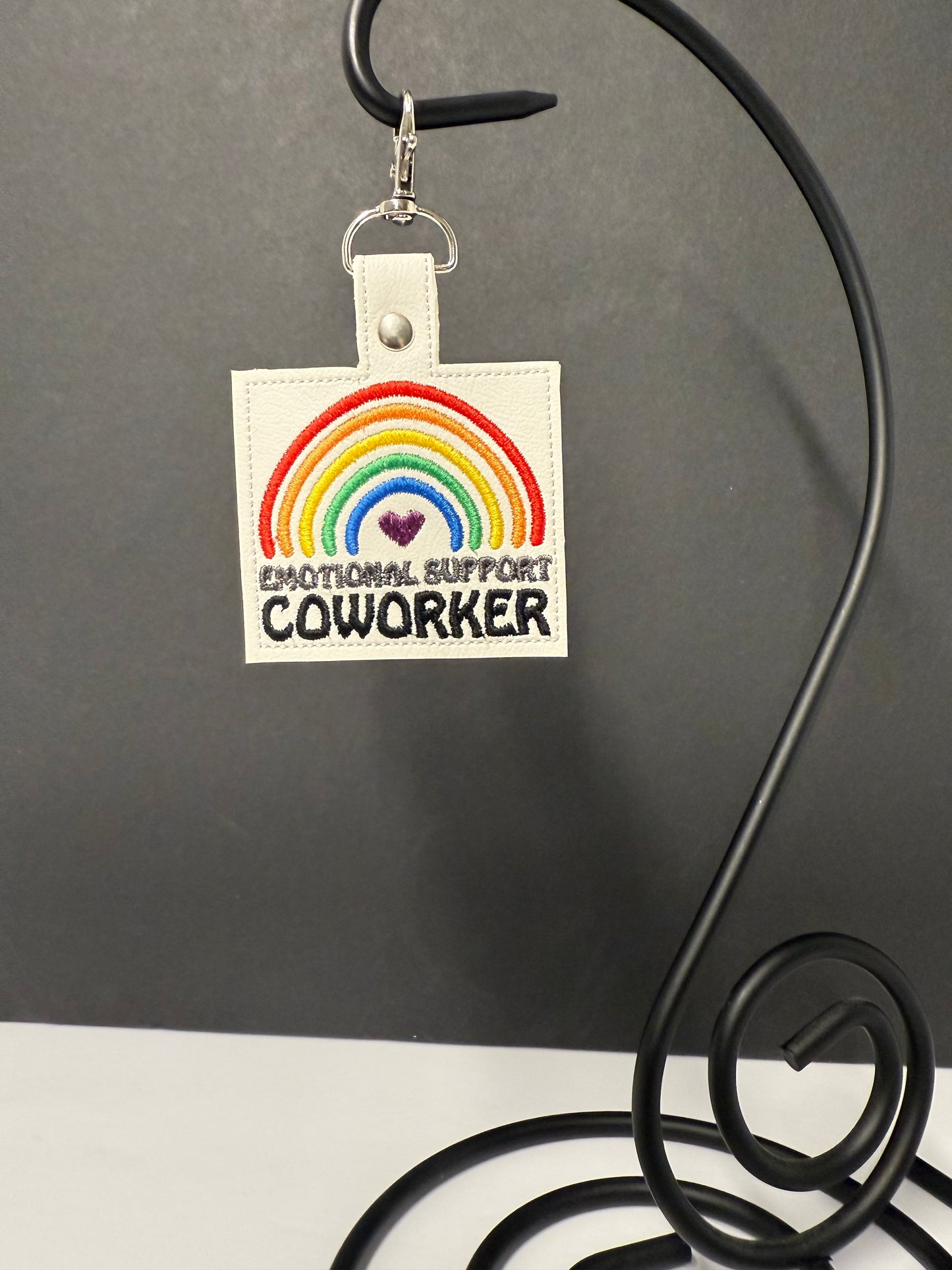 Emotional support coworker key fob