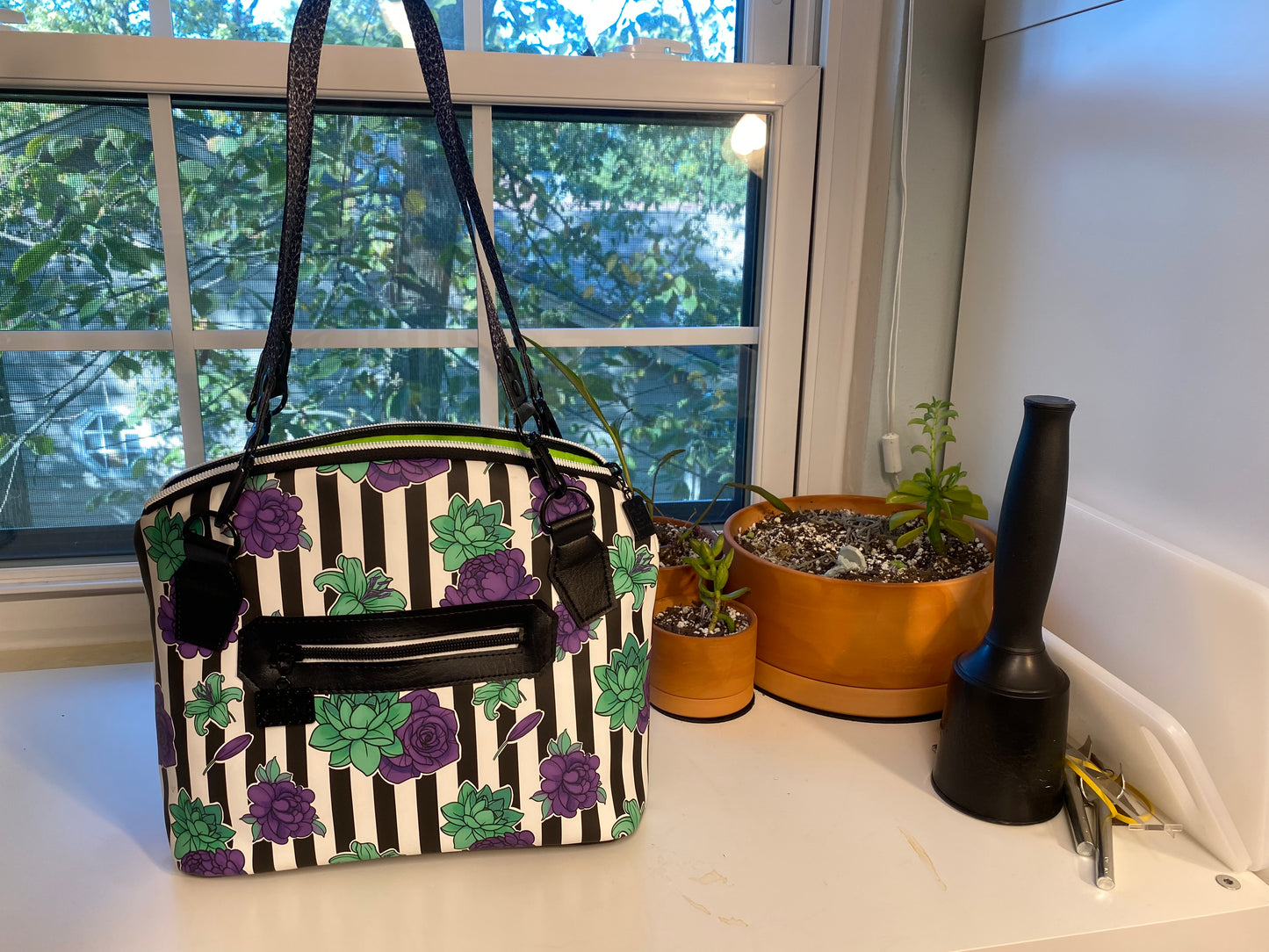 Beetlejuice Domed Handbag