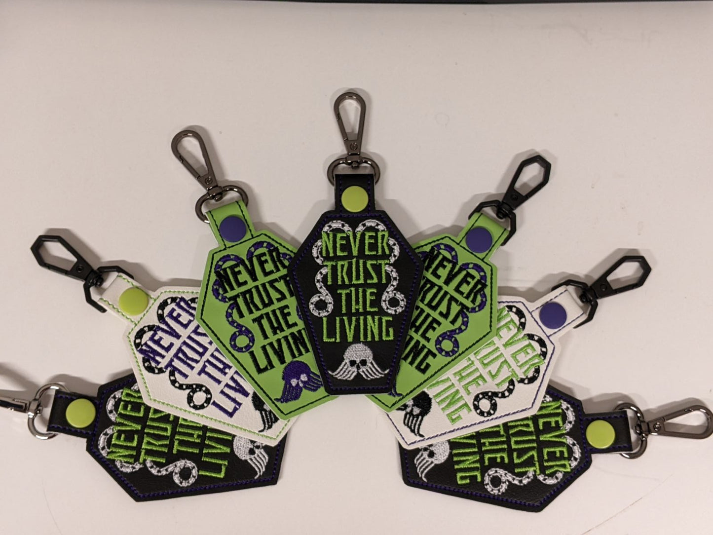 Trust Issues Coffin Key Fob