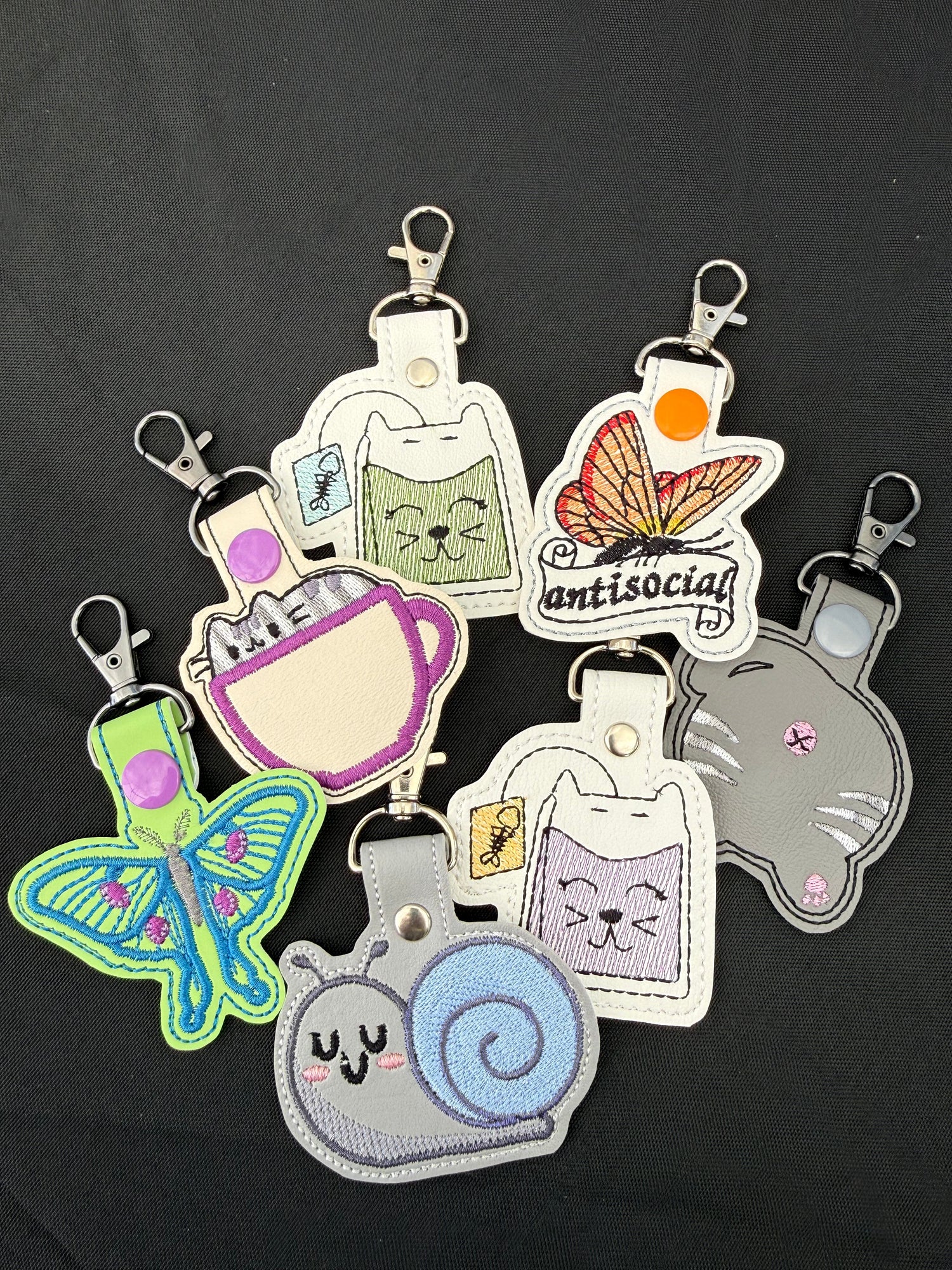 Embroidered Key Fobs