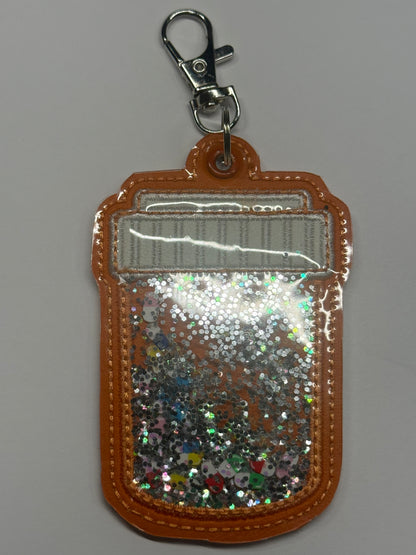 Pill Bottle Shaker Key Fob