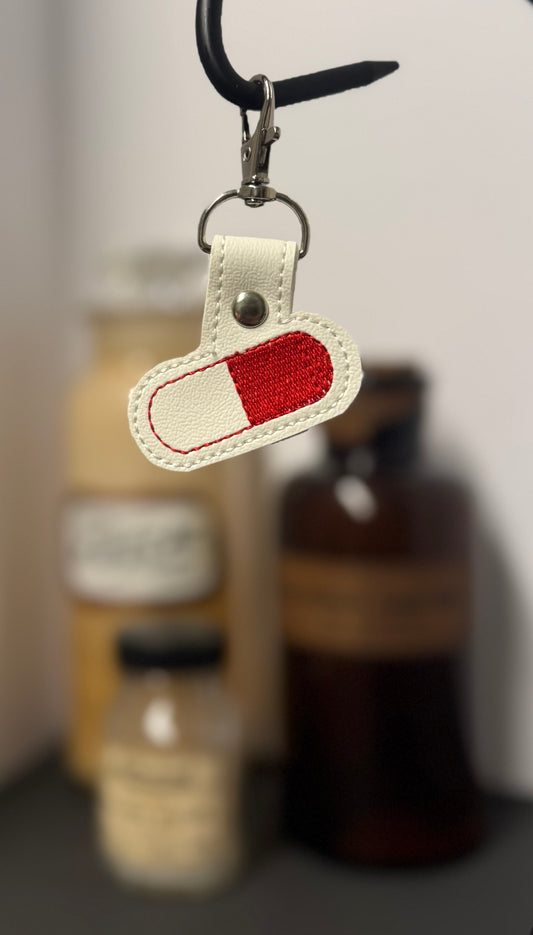 Pill key fob