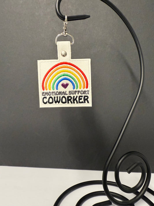 Emotional support coworker key fob